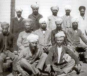 Group of sikh immigrants